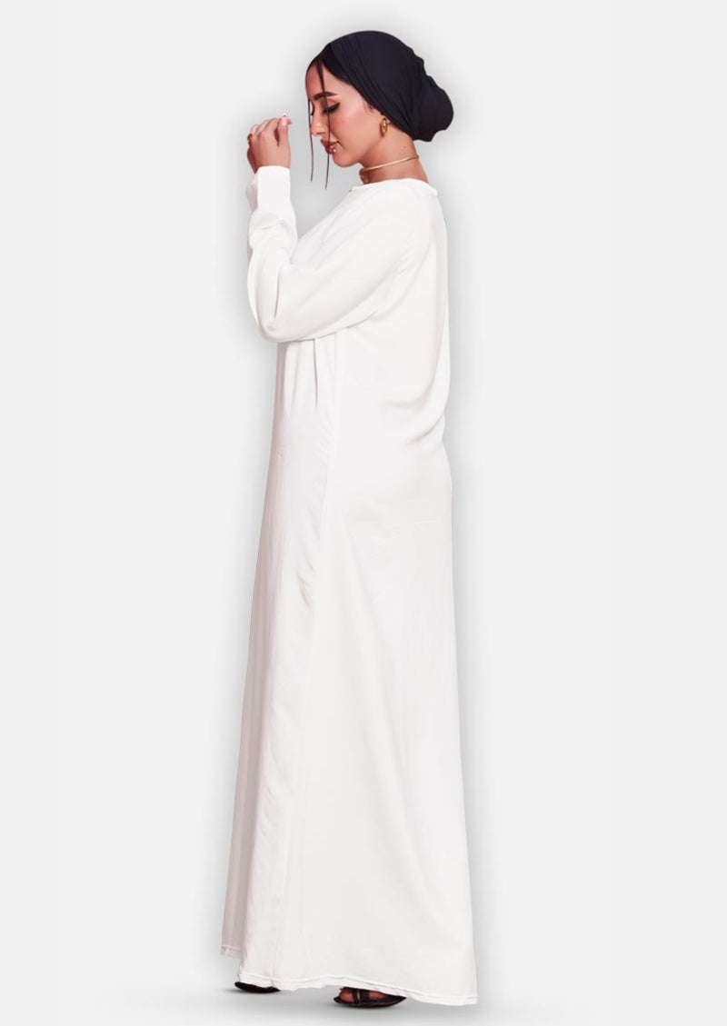 Genaric فستان بكم سادة بتصميم انسيابي مريح - Image 2